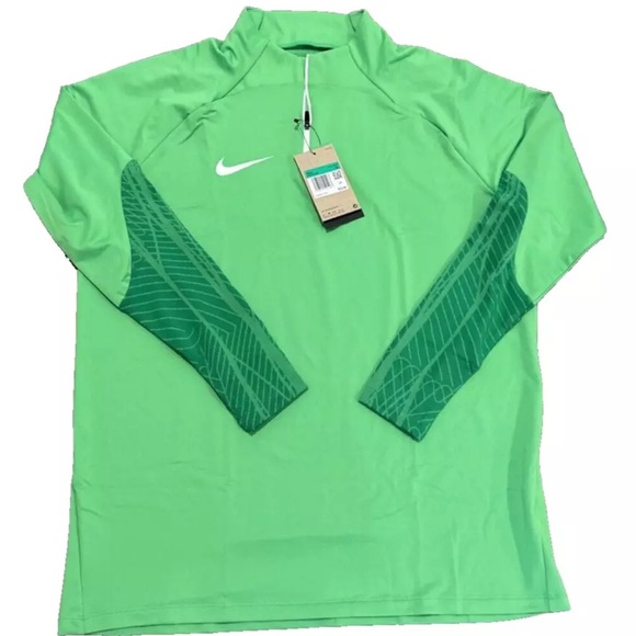 Nike Other - NEW with tags - Nike Dri-Fit Soccer Pullover -Slim Fit - Qtr Zip - Green - Sz XL